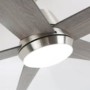 Vaczon 52 Inch Otis Downrod Mount LED Ceiling Fan with APP & Remote Control