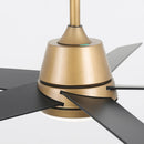 Vaczon 52 Inch Otis Downrod Mount LED Ceiling Fan with APP & Remote Control