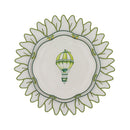 Valensole Lavender Scalloped Starter Plate - Case of 12 Plates (+3 Bonus Plates)