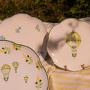 Valensole Lavender Scalloped Starter Plate - Case of 12 Plates (+3 Bonus Plates)