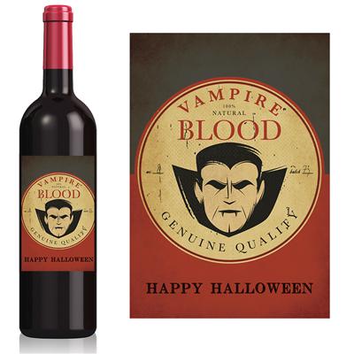 Vampire Blood Wine Label