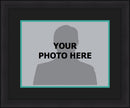 NBA Basketball Photo Picture Frame Kit - Vancouver Grizzlies (Black Matting, Teal Trim)