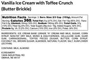 Butter Brickle Ice Cream | Pack of 4 | One Pint | Gluten Free | Shipping Included | eCreamery