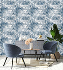 Tigers and Palms Pattern Wallpaper