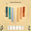 Vela Blue Pink Macrame Wall Hangings