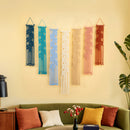 Vela Blue Pink Macrame Wall Hangings