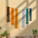 Vela Earth Blue Macrame Wall Hangings