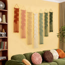 Vela Pink Green Macrame Wall Hangings