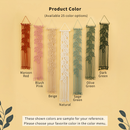 Vela Pink Green Macrame Wall Hangings