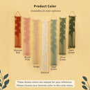 Vela Vertical Macrame Wall Hanging - Pink & Green