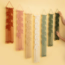 Vela Pink Green Macrame Wall Hangings