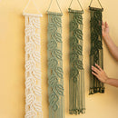 Vela Pink Green Macrame Wall Hangings