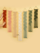 Vela Pink Green Macrame Wall Hangings