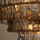 Ghiaccio Layered Glass Chandelier
