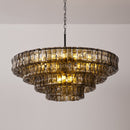 Ghiaccio Layered Glass Chandelier
