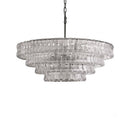 Ghiaccio Layered Glass Chandelier