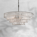 Ghiaccio Layered Glass Chandelier