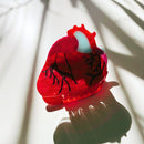 Velvet Claws Anatomical Heart Hair Clip | Red Heart Shaped Claw Clip