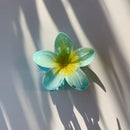 Velvet Claws Blue Flower Hair Claw