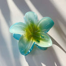 Velvet Claws Blue Flower Hair Claw