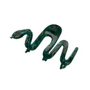 Velvet Claws Cleopatra Green Snake Hair Claw
