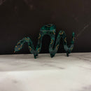 Velvet Claws Cleopatra Green Snake Hair Claw
