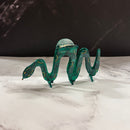 Velvet Claws Cleopatra Green Snake Hair Claw