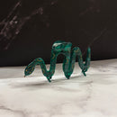 Velvet Claws Cleopatra Green Snake Hair Claw