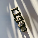 Velvet Claws Hair Clip | '80s Squiggle in Professional Khaki Hair Claw