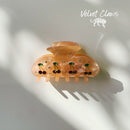 Velvet Claws Hair Clip | Cherries in Crystal Orange Hair Claw