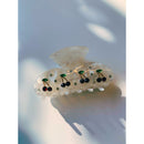 Velvet Claws Hair Clip | Cherries in Crystal White Hair Claw