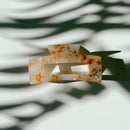 Velvet Claws Hair Clip | The Diana in Peach Confetti