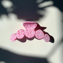 Velvet Claws Hair Clip | The Freckle in Pink Hair Claw