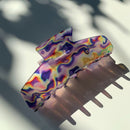 Velvet Claws Hair Clip | The Psychedelic in Purple Trip Hair Claw