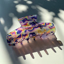 Velvet Claws Hair Clip | The Psychedelic in Purple Trip Hair Claw