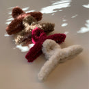 Velvet Claws Hair Clip | Triangle Plush in Teddy Bear Brown Faux Fur Hair Claw