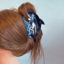 Velvet Claws Killer Whale Orca Hair Claw