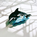 Velvet Claws Killer Whale Orca Hair Claw