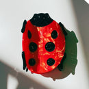 Velvet Claws Ladybug Hair Claw