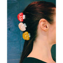 Velvet Claws Mini Mushroom Hair Clip in Pink
