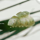 Velvet Claws Monstera White Tropical Hair Clip