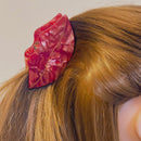 Velvet Claws Mysterious Smile Hair Claw | Red Lips Claw Clip