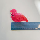 Velvet Claws Pink Flamingo Hair Clip