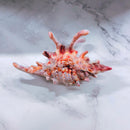 Velvet Claws Realistic Conch Shell Hair Claw in Natural Brown and White