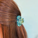 Velvet Claws Seashell Claw Set of 2: Aqua and Coral | Hair Claw Clip