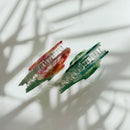 Velvet Claws Seashell Claw Set of 2: Aqua and Coral | Hair Claw Clip