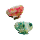 Velvet Claws Seashell Claw Set of 2: Aqua and Coral | Hair Claw Clip
