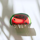 Velvet Claws Shaped Watermelon Hair Claw