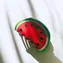 Velvet Claws Shaped Watermelon Hair Claw
