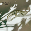 Velvet Claws The Bean Hair Claw in Smoke